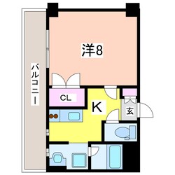 セントラルコート上大川前の物件間取画像